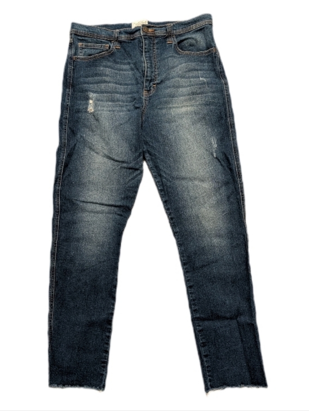 Jordache Heritage Dark Blue Distressed Jeans 31